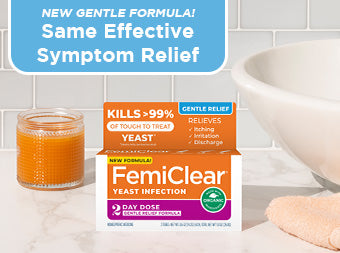 New gentle formula! Same effective symptom relief.