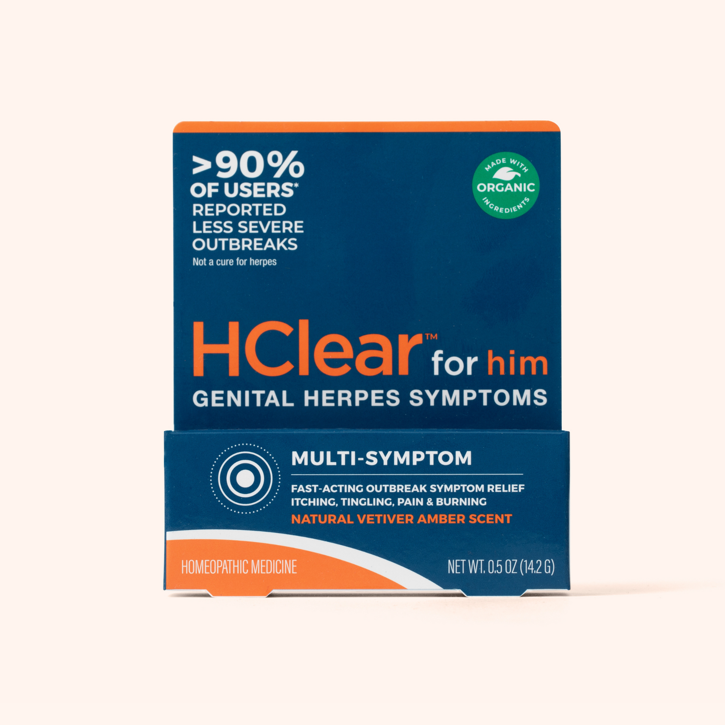 HClear for Him for Genital Herpes Symptoms - Multi Symptom