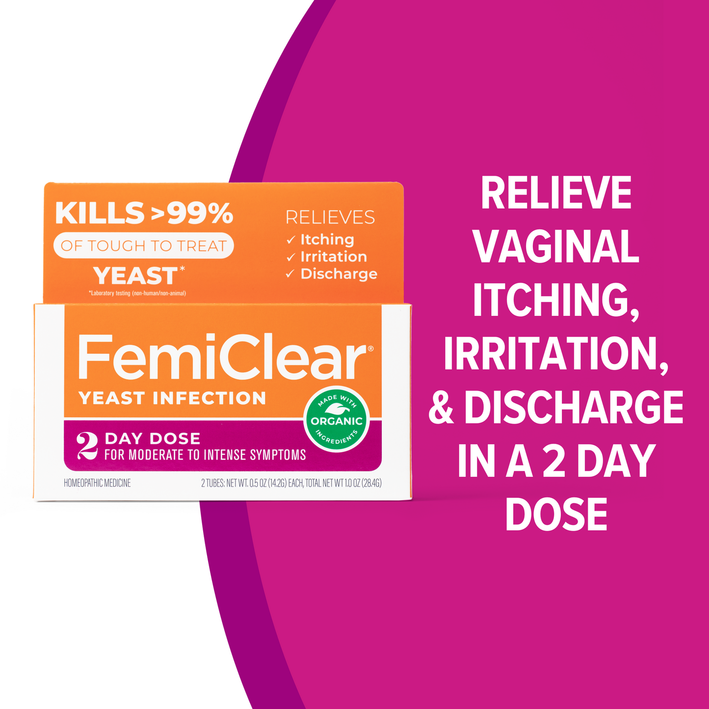 Yeast Infection Relief + Daily Care Kit