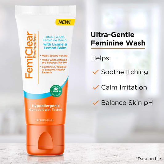 Ultra-Gentle Feminine Wash with Lysine | FemiClear®