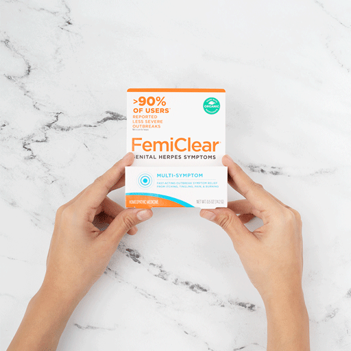 Femiclear: Over-The-Counter Genital Herpes Cream that helps relieve Genital Herpes Symptoms OTC