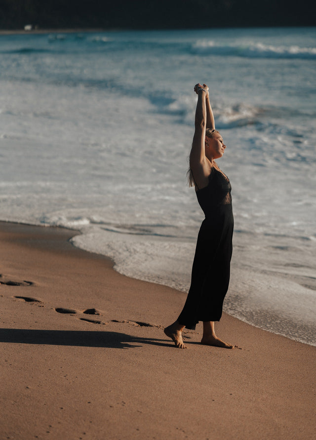 Relieved Woman Staring to Horizon