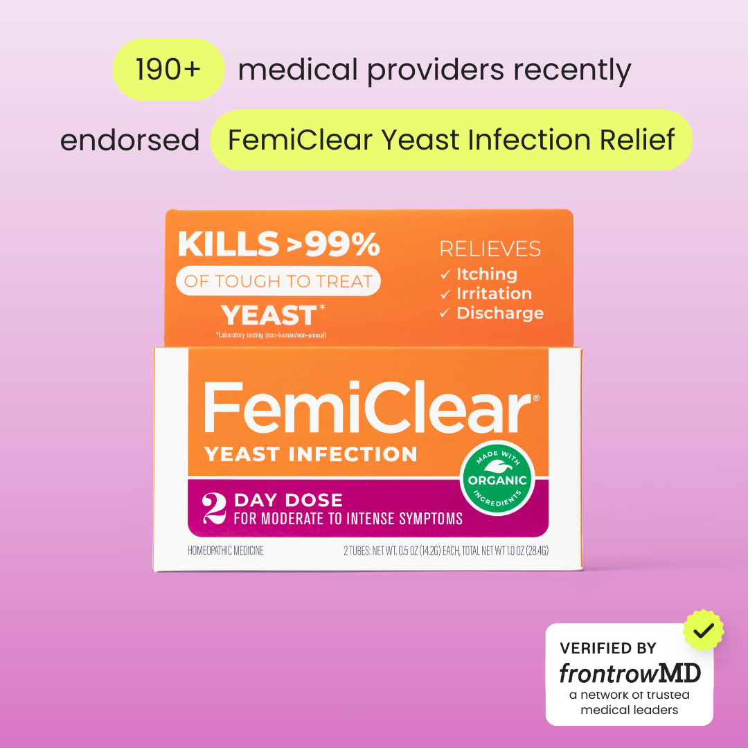 Femclear 2-Day Yeast Infection Symptom Relief| FemiClear®