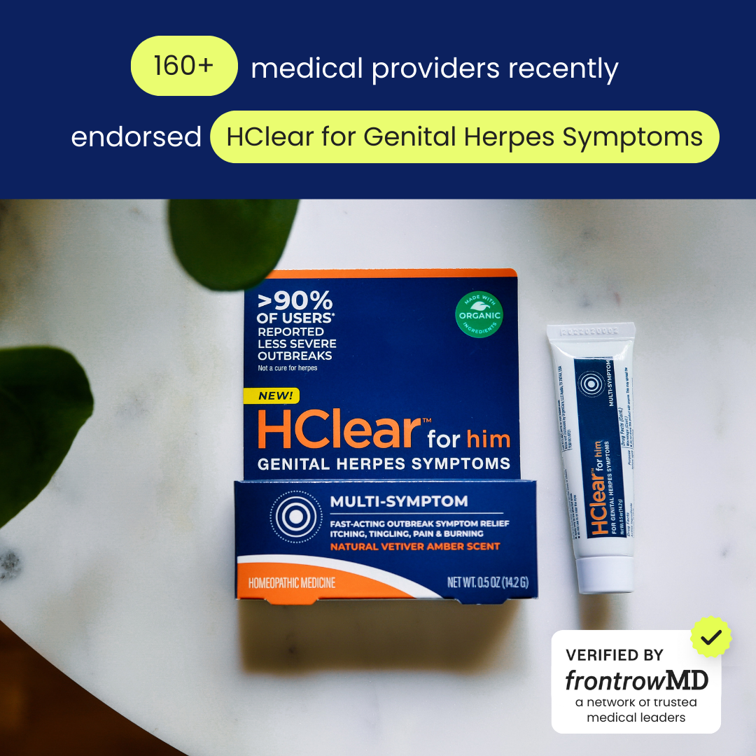 HClear for Him for Genital Herpes Symptoms - Multi Symptom