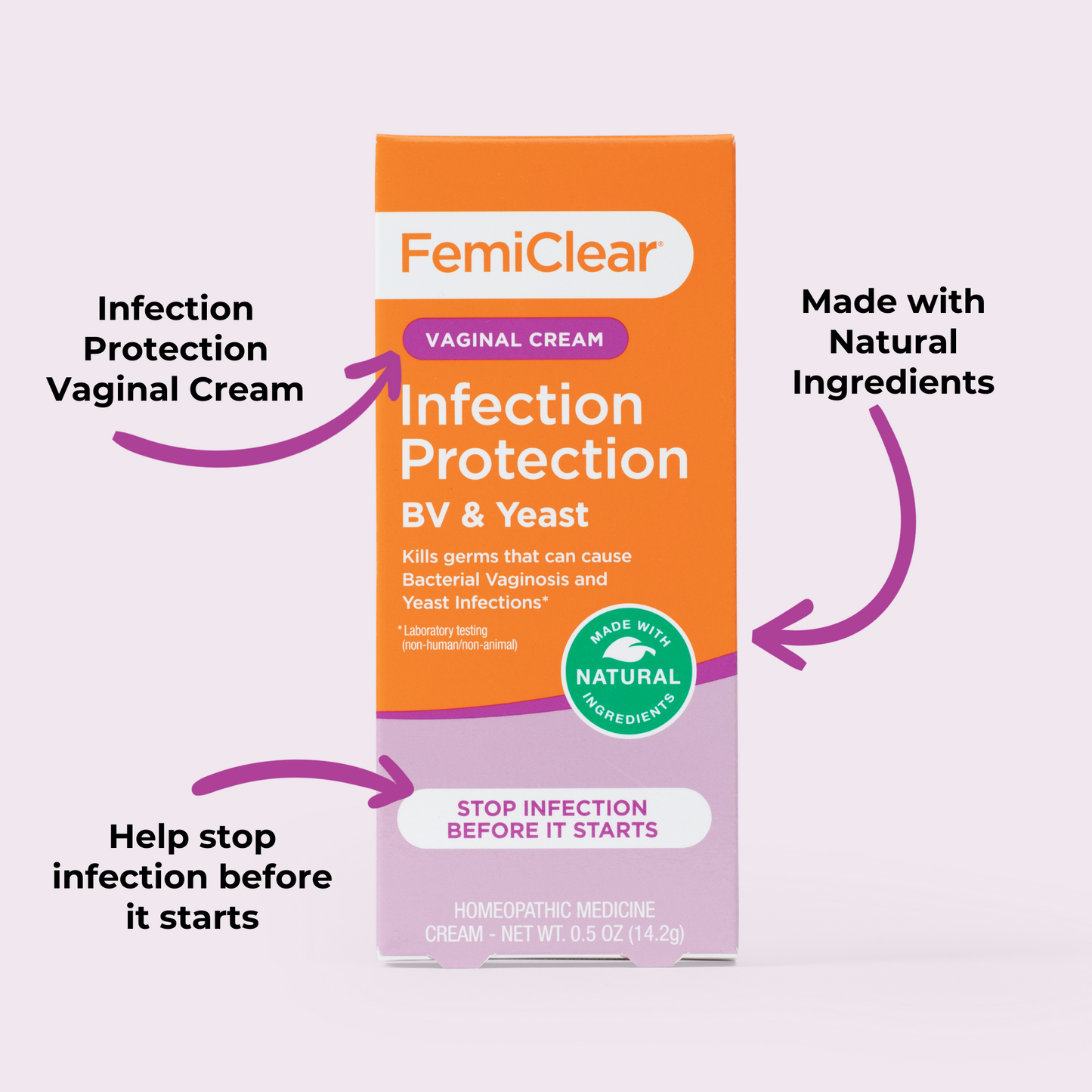 BV & Yeast Infection Protection Vaginal Cream