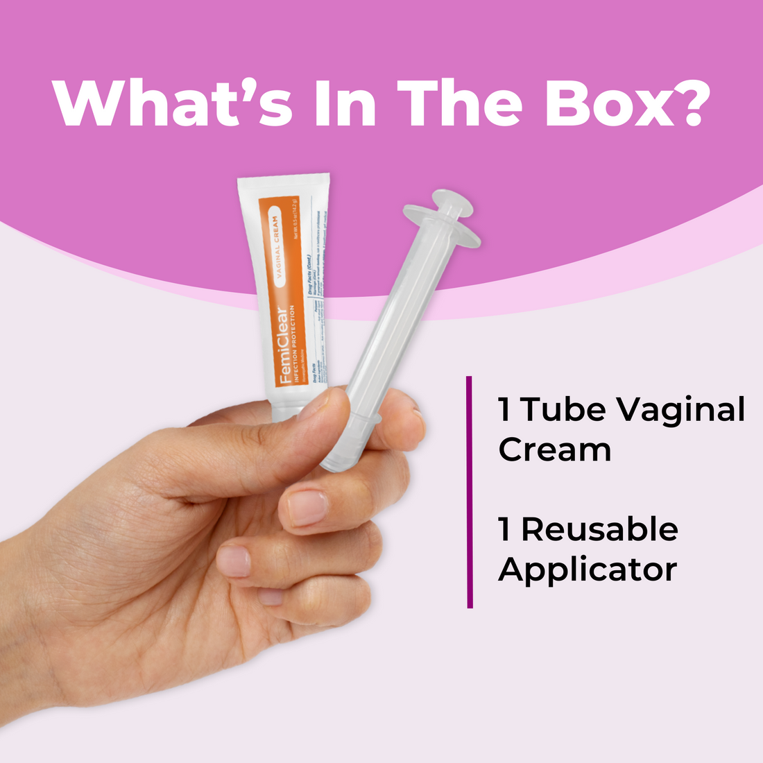 BV & Yeast Infection Protection Vaginal Cream | FemiClear