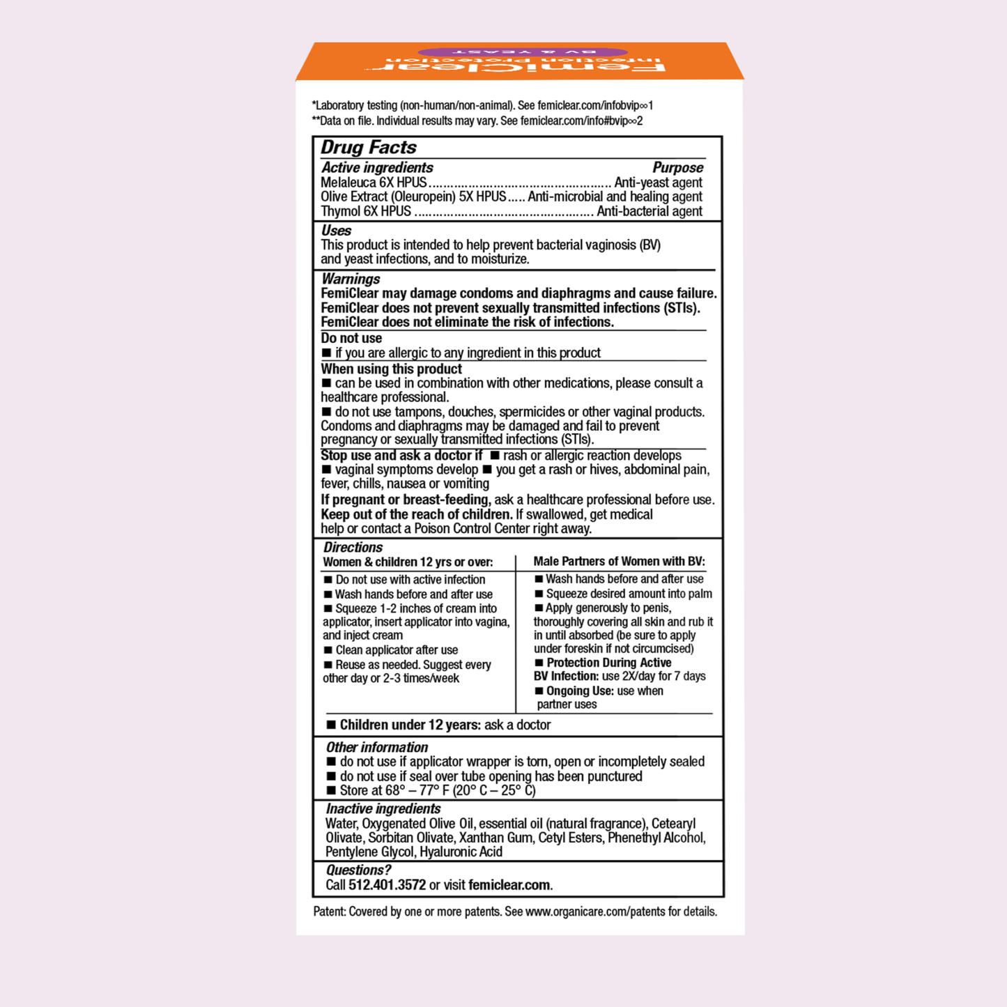BV & Yeast Infection Protection Cream