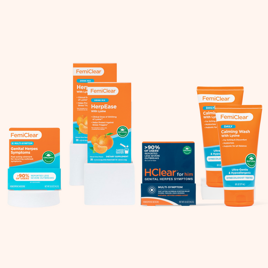 His & Hers Genital Herpes Symptom Relief + Daily Support Kit