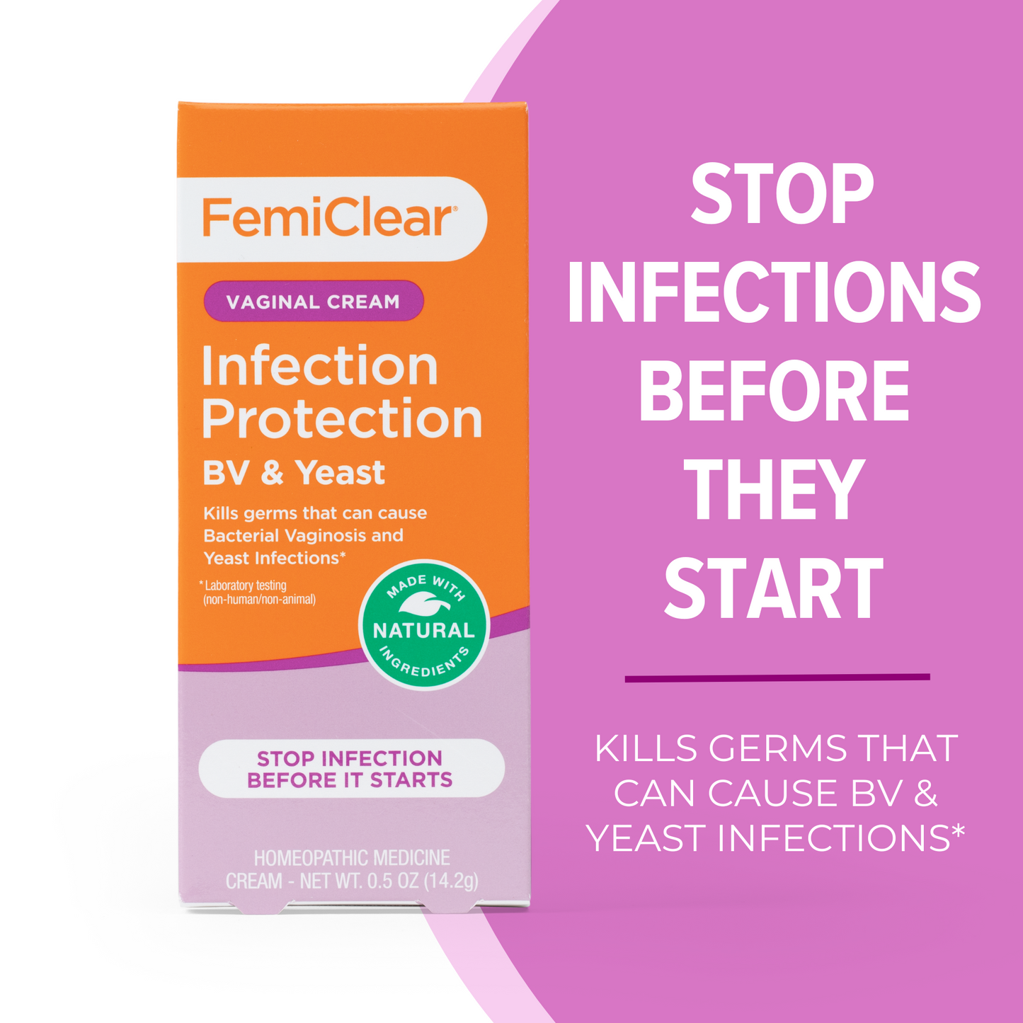 BV & Yeast Infection Protection Vaginal Cream