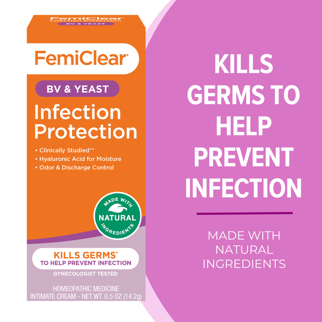 BV & Yeast Infection Protection Cream