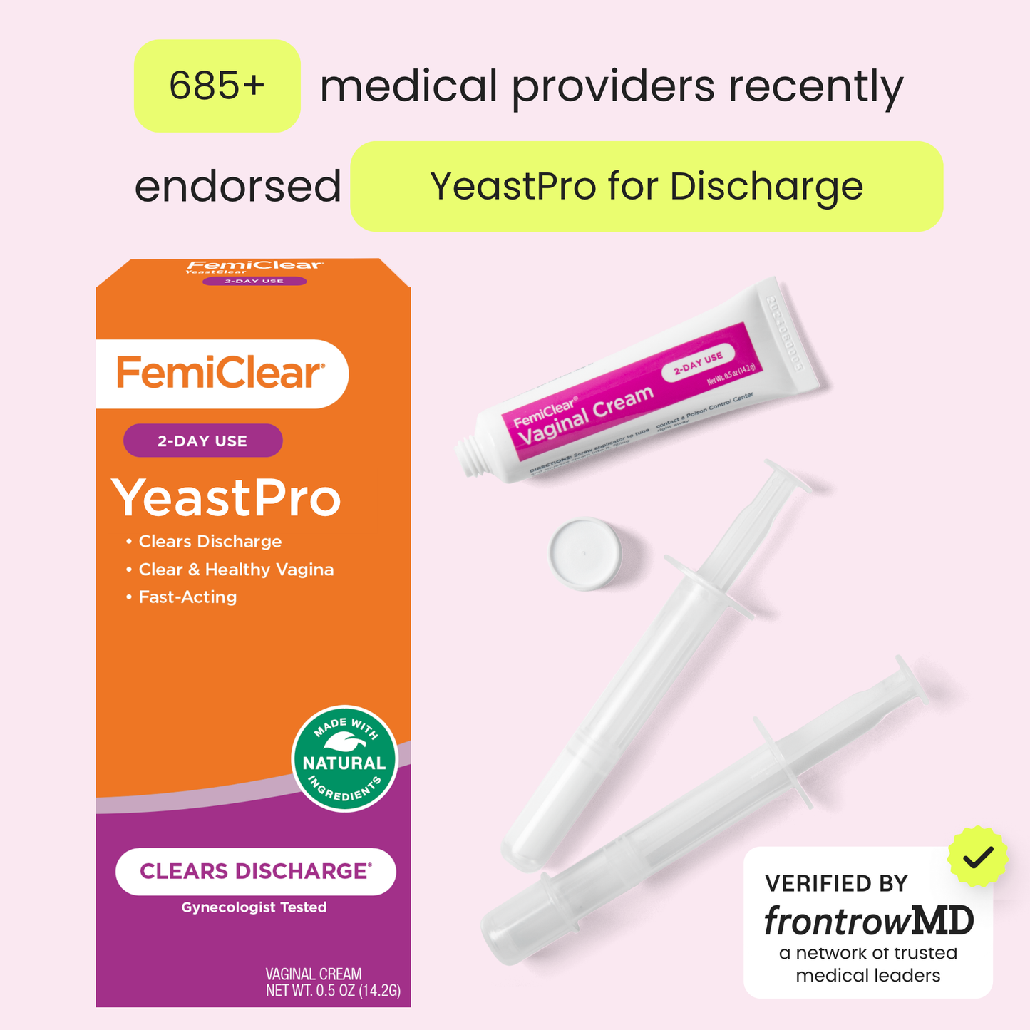 YeastPro for Vaginal Discharge | Cream