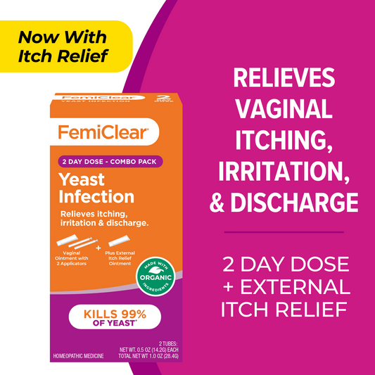 Yeast Infection + Itch Relief - 2 Day Dose | Ointment