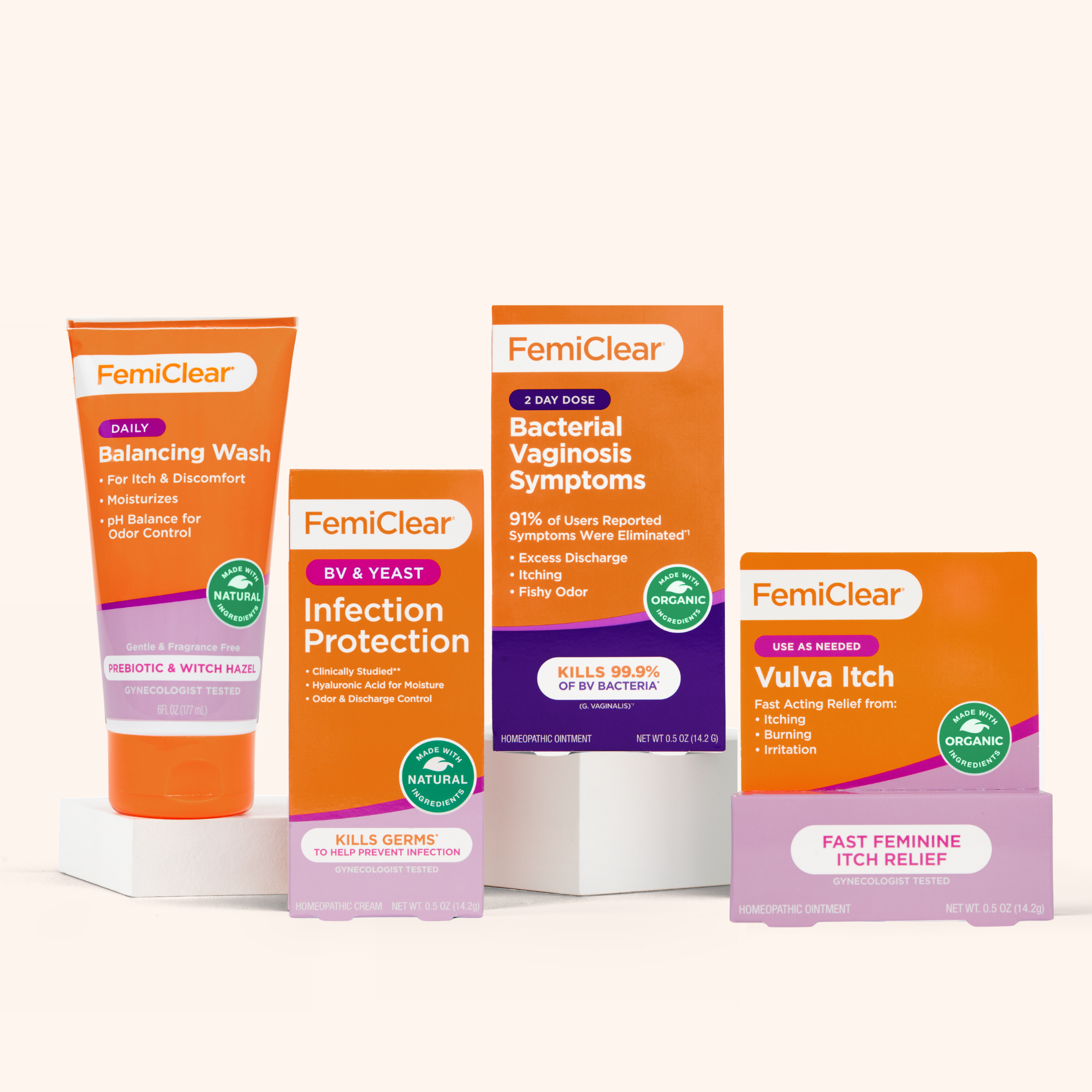 Bacterial Vaginosis Symptom Relief + Daily Care Kit