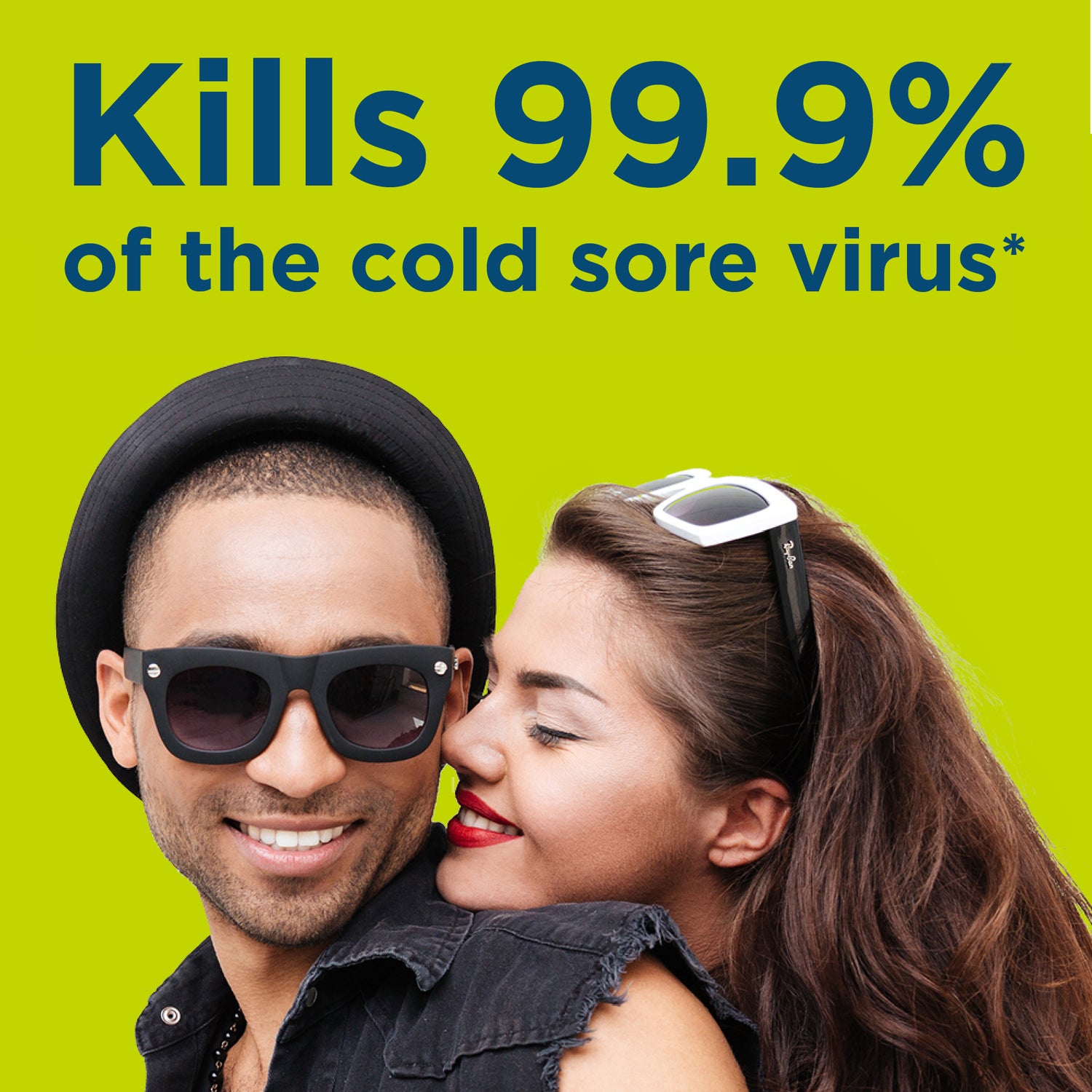 Curoxen kills 99.9% of the cold sore virus